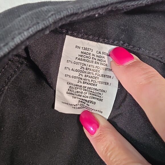 Lee Mid Rise Regular Fit Bootcut Denim Jeans Size 24W Medium Black Cotton Blend - Picture 9 of 9